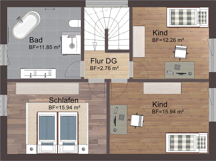 Bad Kreuznach - E 125 Dachgeschoss