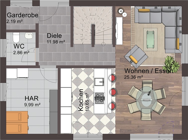 Bad Kreuznach - E 125 Erdgeschoss