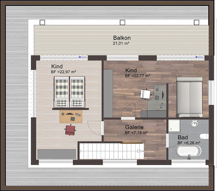 Bauhaus 232 W 32 Obergeschoss
