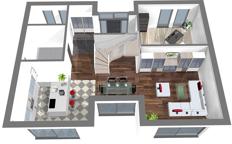 Bauhaus_168_Erdgeschoss_-_3D