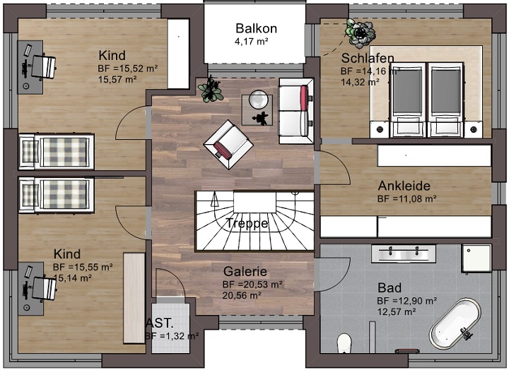 Bauhaus_168_Obergeschoss