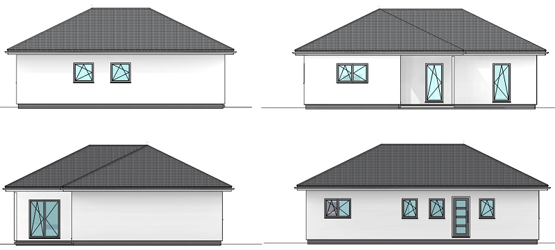 Bungalow CL 11 - 102 - 26 Ansichten