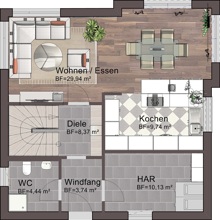 CL 132 - 125 - 38 Erdgeschoss
