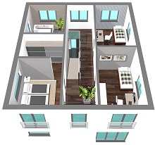 Classic Line Obergeschoss 3D_k