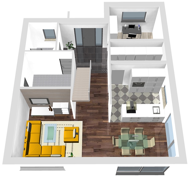 Cube_155_Erdgeschoss_-_3D