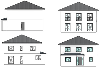 EFH 154 - S Ansichten _k