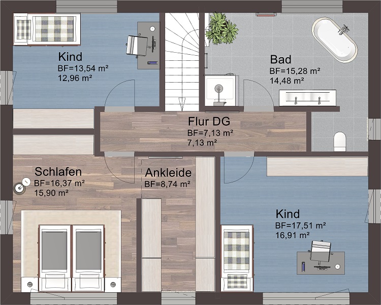 EFH 164 - 22 - 180 Dachgeschoss