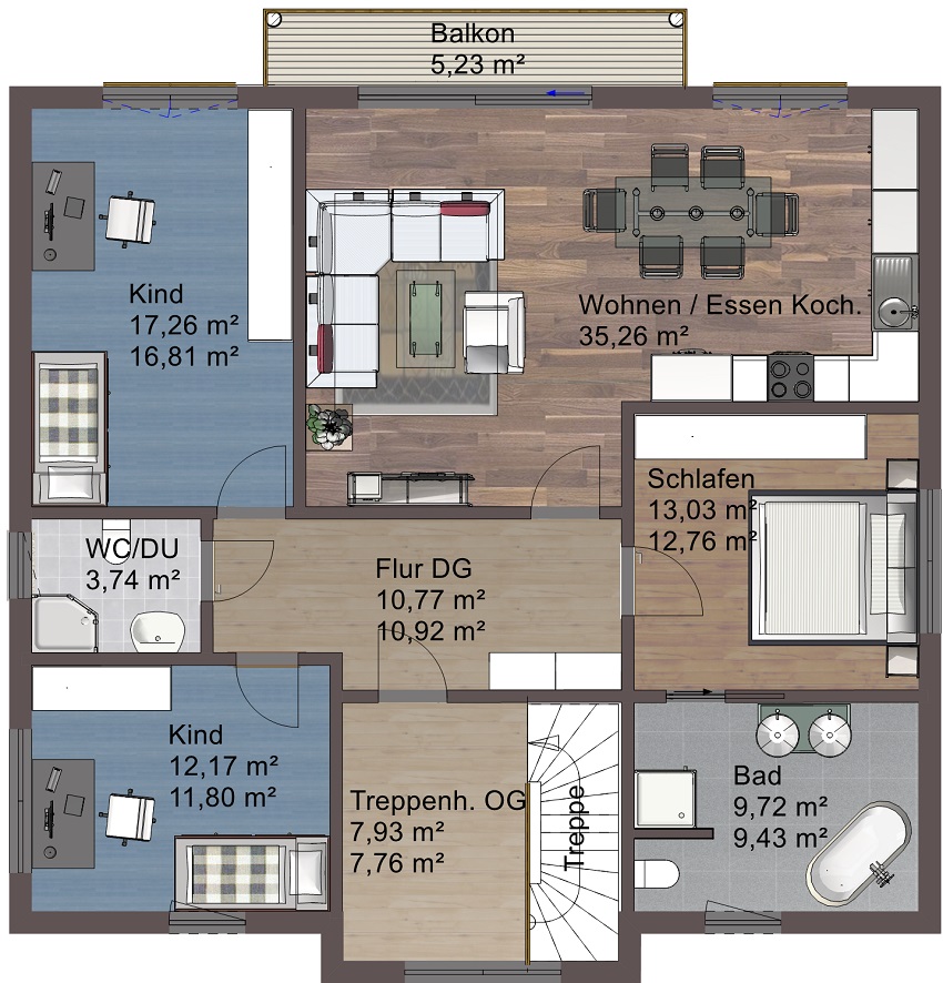 G - 224 - Stadtvilla Obergeschoss
