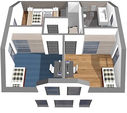 Neckargerach - E 126 Dadchgeschoss - 3D_k