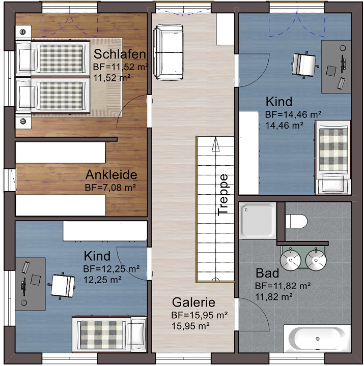 San Marino Obergeschoss