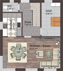 Vielseitig - E 113 Erdgeschoss_k