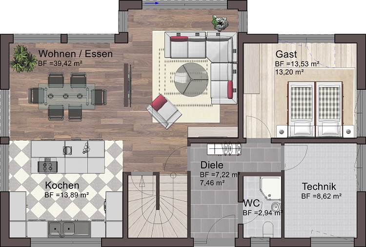 Vision 159 Erdgeschoss